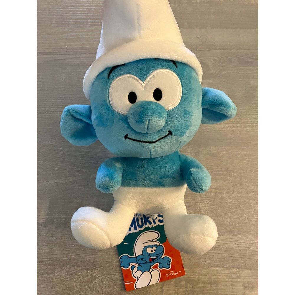 Clumsy Smurf plush doll